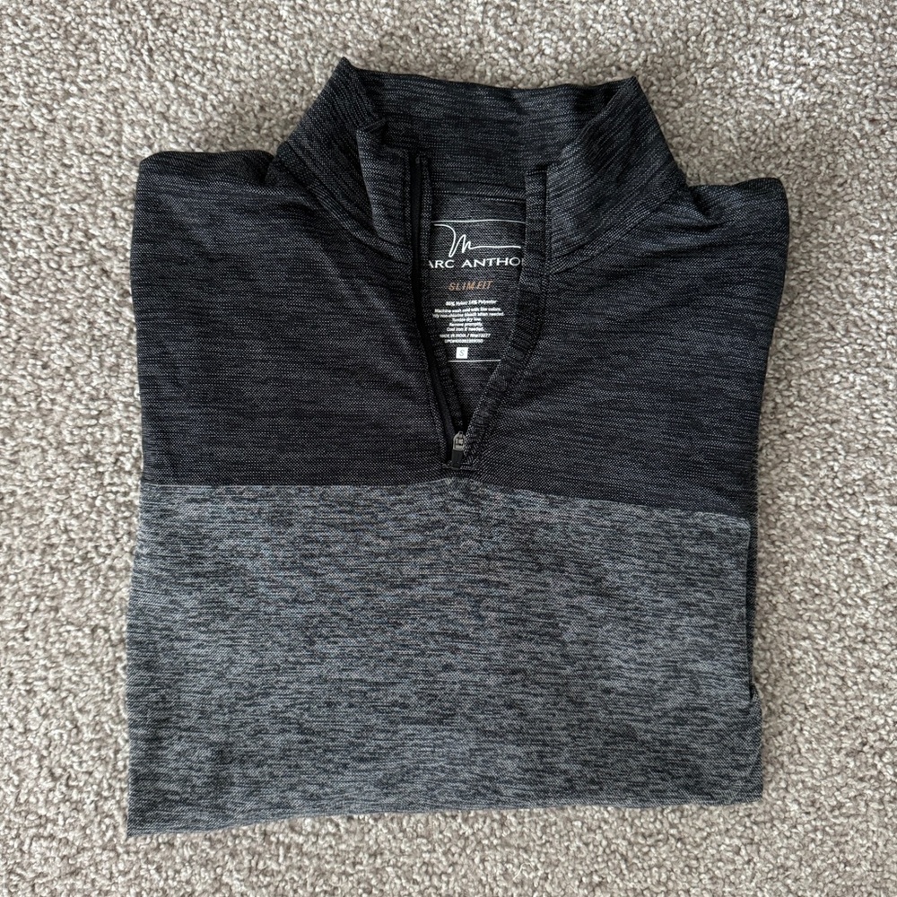 Marc Anthony Slim-fit Quarter Zip